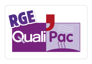 Logo qualipac RGE sans millésime, réduction d'impôt